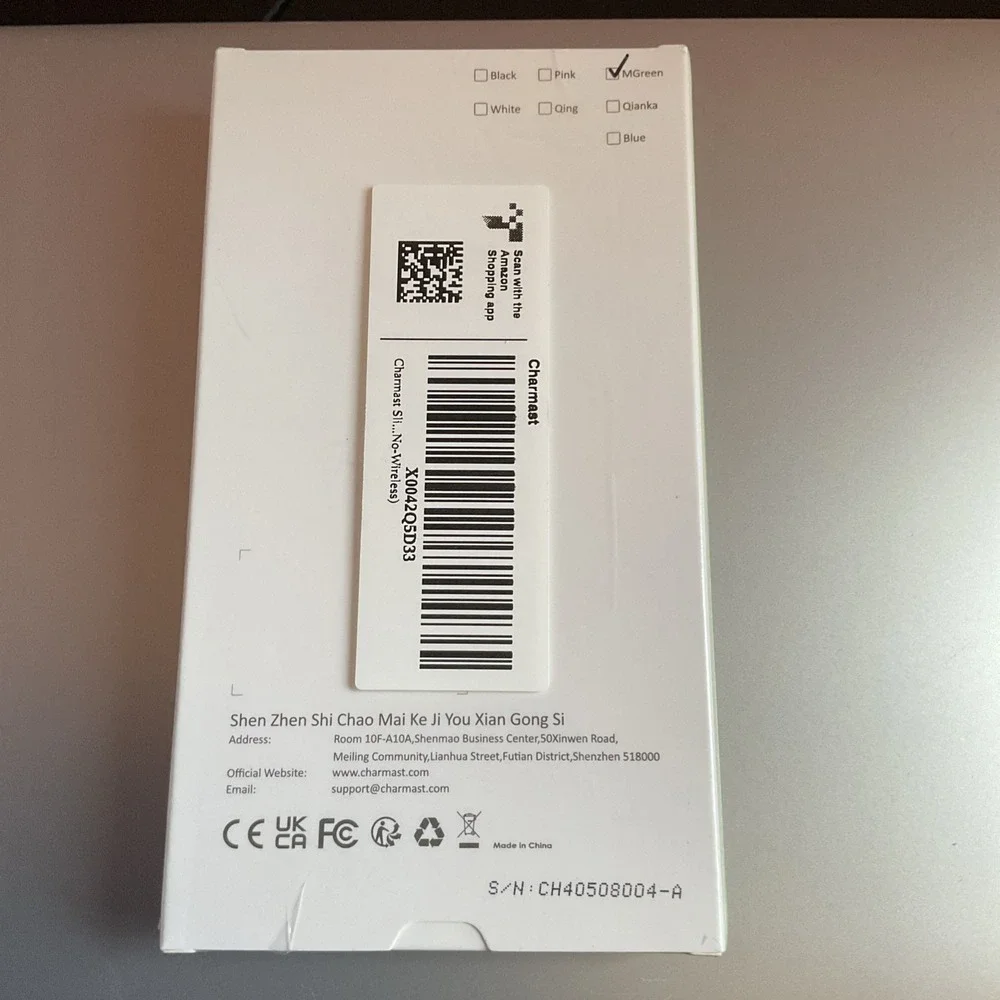 Charmast 5000 C05S Powerbank Portable Mint‎ Green New In Box